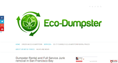 Desktop Screenshot of eco-dumpster.com